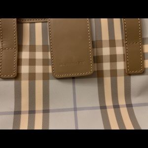 Baby blue BURBERRY Satchel